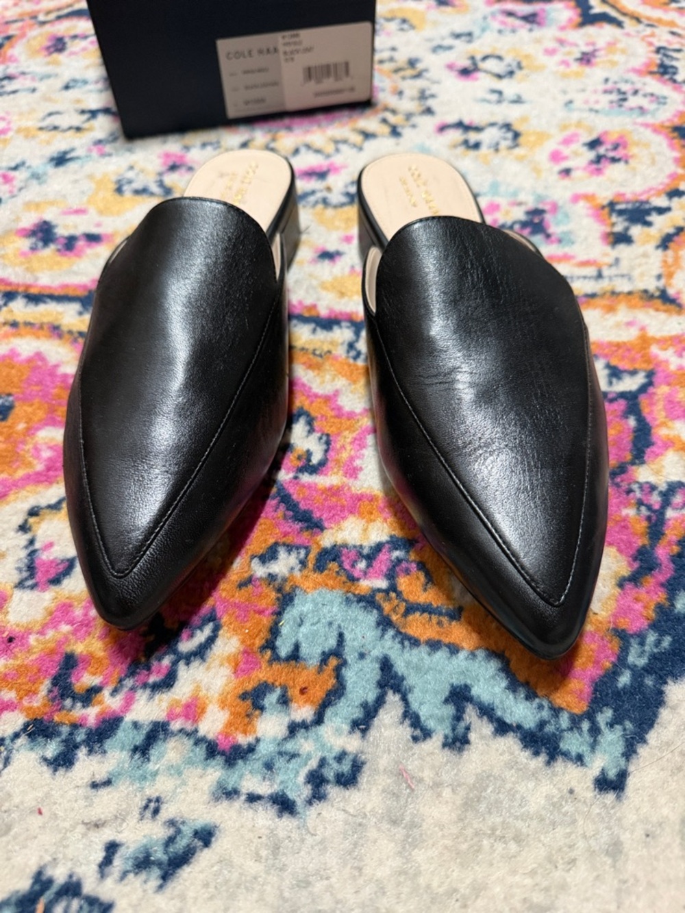 Cole Haan piper black leather mule - Picture 3 of 10